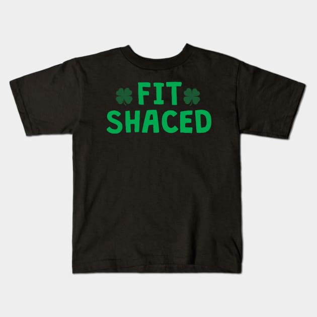 Fit Shaced Kids T-Shirt by toddgoldmanart